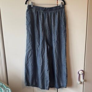 Easel Wide-Leg Denim Pants